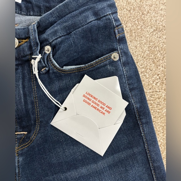 🆕 GOOD AMERICAN Good Legs Skinny Jeans - Picture 10 of 16